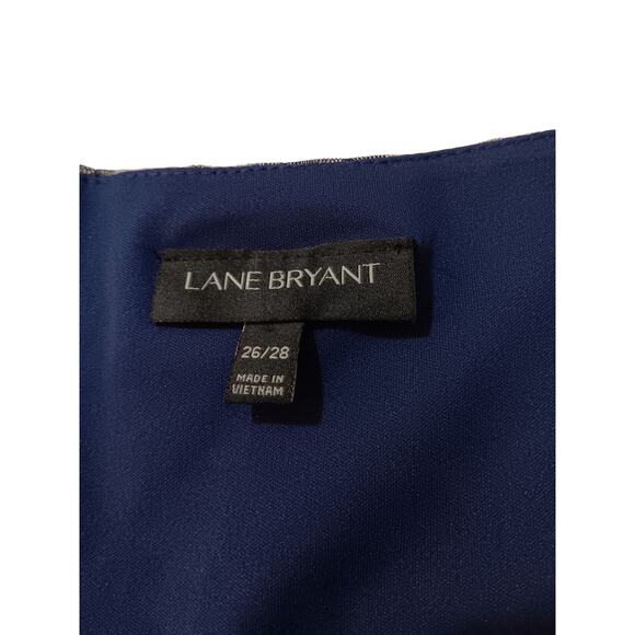 LANE BRYANT Midi Dress Plus 26/28 4X Flowy Floral Ruffle Romantic Cottage Artsy - Picture 7 of 12